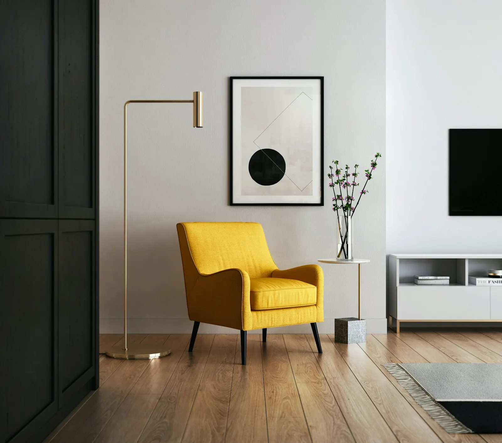 Contemporary Living Room Interior