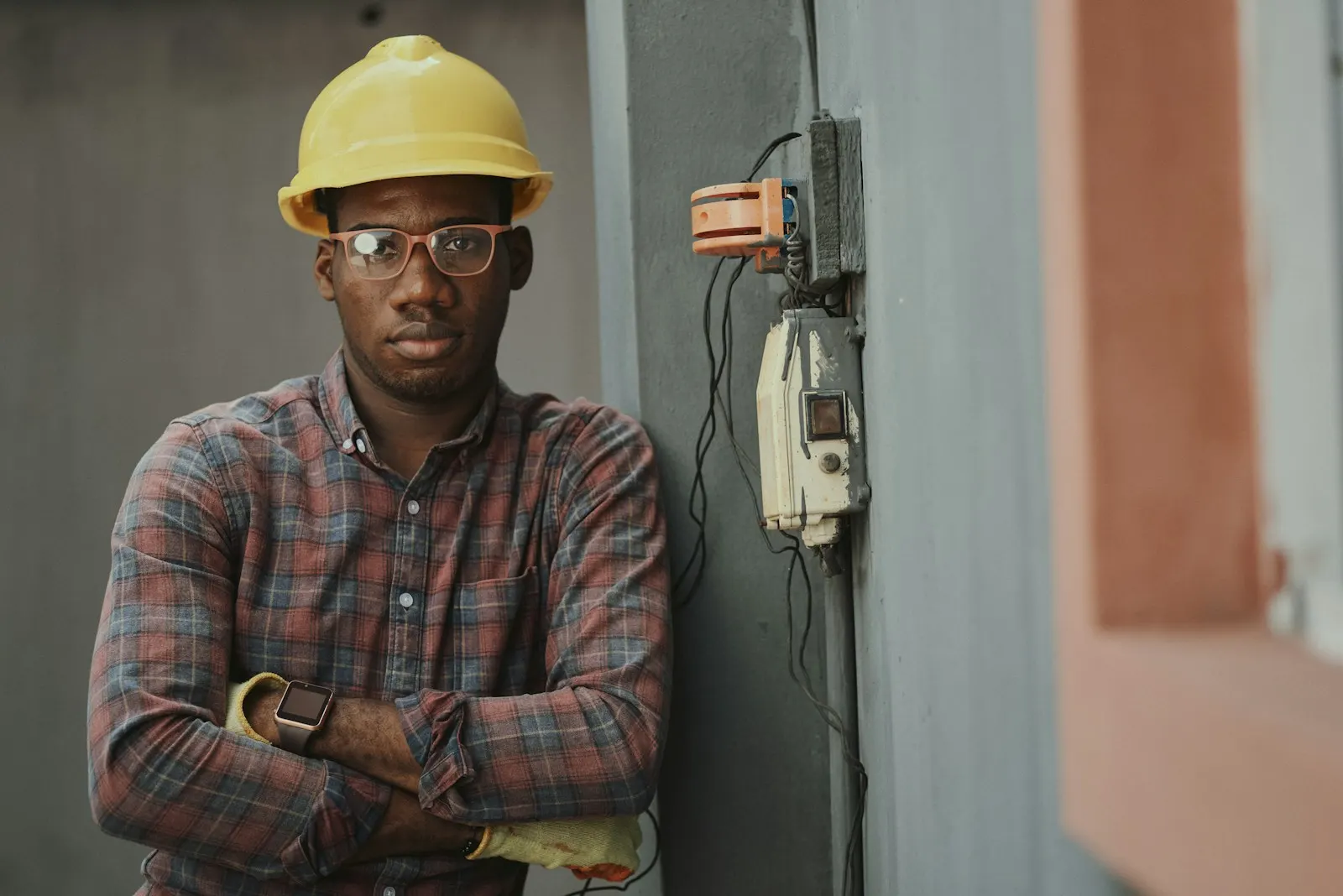 Electrician Installing Wiring